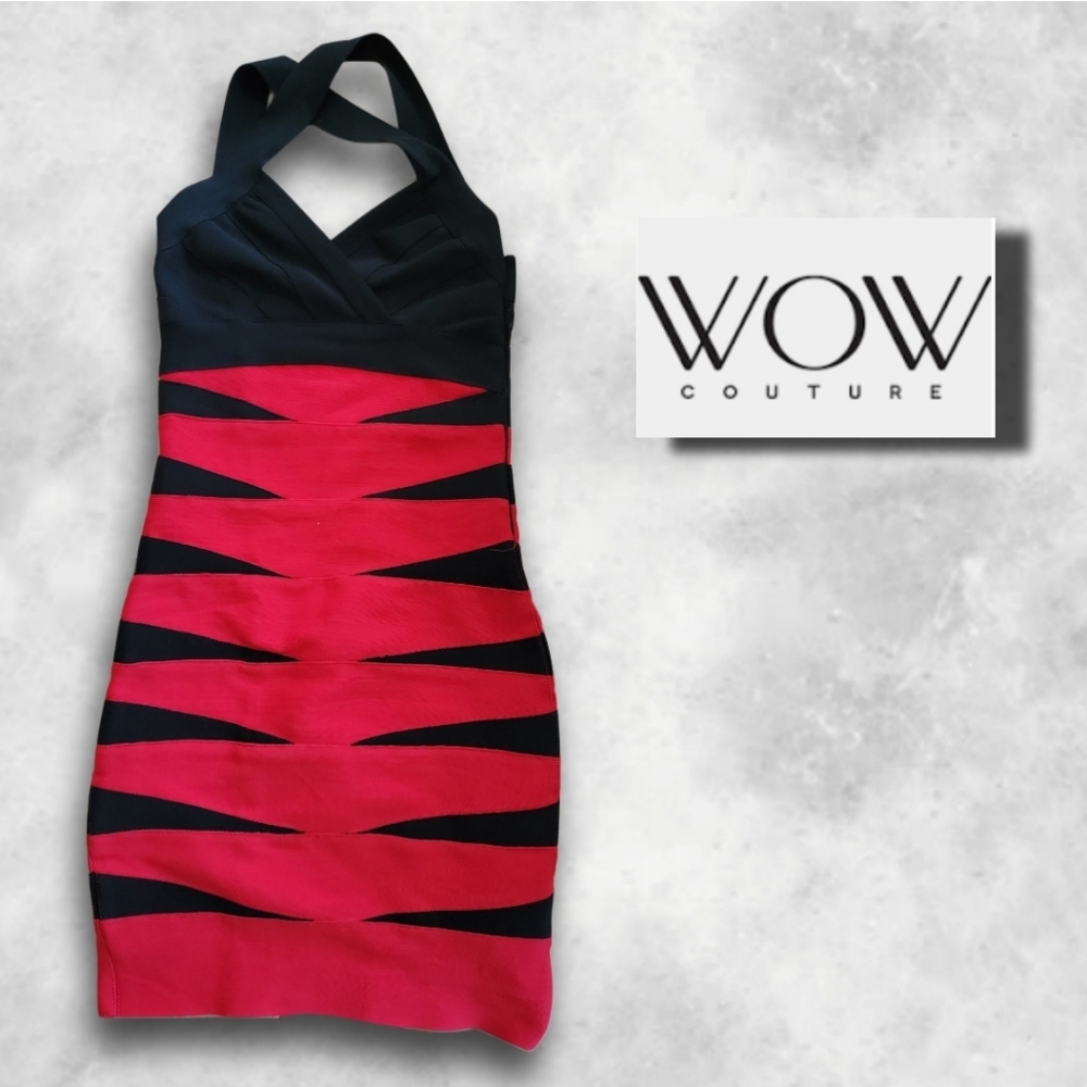 Wow Couture Bandage Style Bodycon Dress